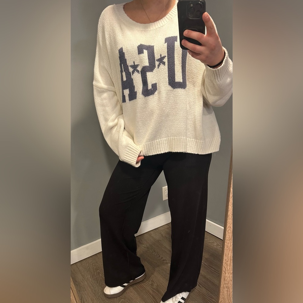 Grayson Threads Cream USA Sweater - Picture 2 of 7